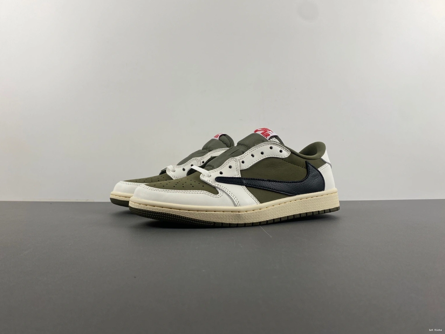 Scott Travis 1 OG Olive DM7866-200 Air Low Jordan 0329